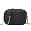 Sac Bandoulière SIVENKE Femmes Petit Sac à Main Cuir PU Ville Shopping Soirée Tendance