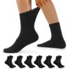 YouShow chaussettes diabétiques homme femme sans élastique non compressantes coton chaussettes OEKO-TEX STANDARD 100