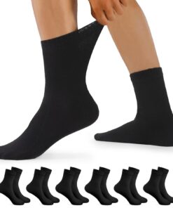 YouShow chaussettes diabétiques homme femme sans élastique non compressantes coton chaussettes OEKO-TEX STANDARD 100