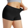 Pantalons De Cyclisme Chanpning Sécurité Taille Haute sans Couture Culottes Anti-Frottement Feminin