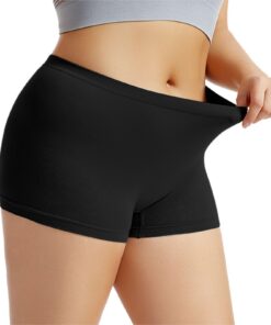 Pantalons De Cyclisme Chanpning Sécurité Taille Haute sans Couture Culottes Anti-Frottement Feminin