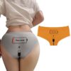 RTcald Culottes Sexy Imprimées Amusantes « Please Charge » pour Femmes, Culottes de Bikini sans Coutures Élégantes et Do