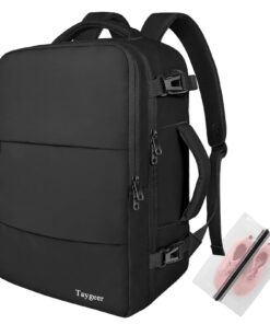 Bagage Cabine 40x30x20compatible Ryanair & Eurowings - Sac à Dos Voyage avec USB & Sac à Chaussures pour Homme/Femme, No