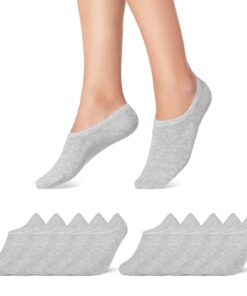 Chaussures Basses Invisibles de Coton de sockenkauf24 - Lot de 10 Paires Femme et Homme | Anniversaire Secrets wget
