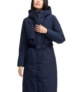 Veste d'hiver Navahoo femme imperméable XS-3XL capuche amovible ceinture N107