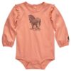 Carhartt Body en Coton Durable à Manches Longues et Épaules Volantées pour Fille - Confortable et Sécurisé pour Les Acti