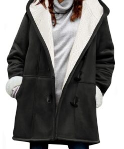 Manteau Vancavoo Femme Hiver Épais et Chic avec Poche Global Recycled Standard Manteau Vancavoo Femme Hiver Coquet et Ét