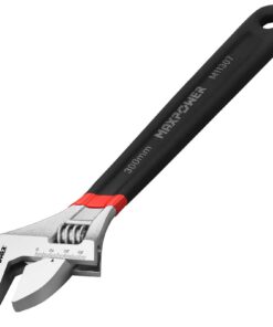 MaxPower - Clé à molette grande ouverture 300mm en acier chromé - Outil professionnel pour plomberie, mécanique & bricol