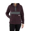 Carhartt Pull en Polaire Extérieur Femme - Coupe Décontractée, Anti-Usure, Chaude pour Travaux de Plein Air et Loisirs