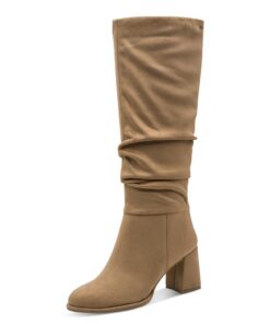 Tamaris Femme Long Boot Heel 1-25523-45 Botte Haute Jusqu'au Genou pour Occasions Spéciales - Élégance et Comode avec Se