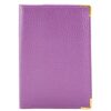 Charmoni Porte-Papiers de Voiture en Cuir Mauve - Sobre pour Carte Permis de Conduire - Idéal pour Hommes et Femmes - SU
