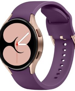 Bracelet Wanme Galaxy Watch 5/4/5 Pro - Compatible 40mm 44mm 45mm 42mm 46mm (Vert Foncé)