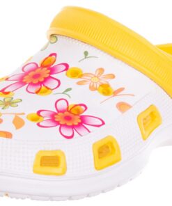 Title: Sabots Femmes Chaussure de Jardin Motif de Fleurs - Plage et Intérieur | Taille M | Populaires en Ce Moment