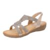 Generic The Slipper Company Pantoufles noires pour femme - Soutien de la voûte plantaire - Chaussures pour femme - Taill