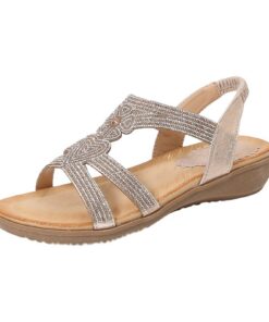 Generic The Slipper Company Pantoufles noires pour femme - Soutien de la voûte plantaire - Chaussures pour femme - Taill