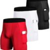SPVISE Lot de 1 ou 2 T-shirts de compression longues manches pour homme - Meilleures ventes pour entraînement sportif -