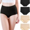 Wirarpa Culotte Taille Haute pour Femme | Élégant Modal | Lot de 4 | SoupersvêtementsComfortables et Doux