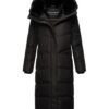 Manteau d'hiver chaud Navahoo extra long pour femme avec capuche amovible qui attire tous les regards XS-5XL