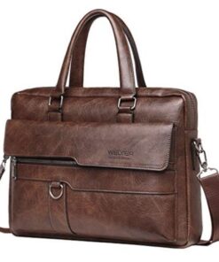 Hebetag Petit sac à bandoulière en cuir tendance pour homme et femme fashionable weekend travel bag