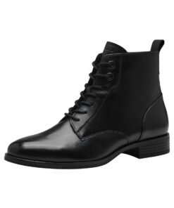 Tamaris Bottines Femmes Plat Lace Boots 1-25121-43 Élégantes pour le Travail et le Week-End