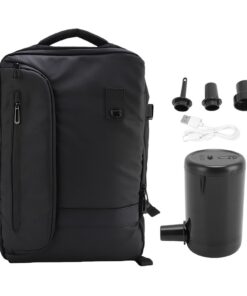 HOSEONFN Sac à dos d'air avec pompe USB - Idéal pour Voyageurs - Grande Capacité to 55L