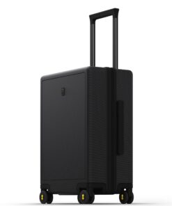 LEVEL8 Valise cabine élégante en micro-diamant, idéale pour voyageurs affaires, offre une sécurité maximale avec serrure