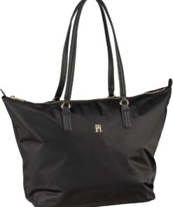Tommy Hilfiger Cabas Sac Femme Poppy Fonctionnel et Pratique pour le Travail et la Mode Réalisé en Cuir de Qualité