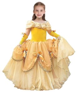 Robe de Carnaval Princesse FMYFWY Halloween Noël Anniversaire Soirée Cérémonie (Accessoires)