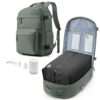Sac à dos livbote sous vide voyage - imperméable - cabine avion - USB - vert