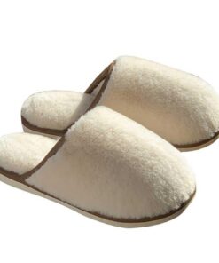 Pantoufles pour homme et femme en feutre doublé - Mousse à mémoire de forme - Chaussures d'hiver unisexes - Douces et an