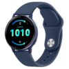 Bracelet Vancle compatible avec Garmin Vivoactive 5 et Venu, souple en silicone, bleu marine (Garmin 20mm)