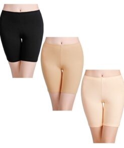 Pantie en coton cycliste femmes longues lot de 3 Wirarpa