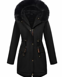 Tuopuda Manteau Femme Hiver Chaud & Fonctionnel Doublé de Polaire & Utilisé par Femmes en Hiver