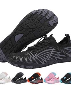 MIOKUKO Chaussures minimalistes Pieds Nus pour Femmes, boîte à Bout Large|Randonnée|Randonnée|Liberté de Pied|Taille 45|