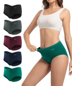 Culottes femmes PULIOU coton respirantes taille moyenne multipack 5/6 Global Recycled Standard