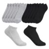 GYCAQAC Chaussettes Basses Homme et Femme - Coton Respirantes pour Sport - Lot de 10 Pairs - Antiderapantes et Froid Res
