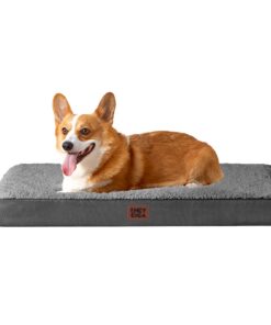 EHEYCIGA Lit pour Chiens Orthopédique Lavable, Coussin Chien Détachable et Épais pour Grande Taille - Matelas 89x58x9cm
