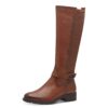 Bottines en cuir Tamaris hautes pour femme en hiver chaudes et mode