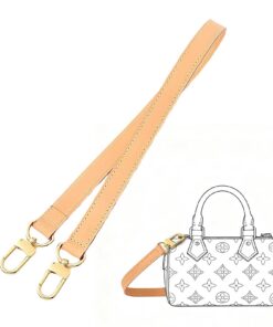 MMDOCO Bandoulière en cuir Vachetta pour sacs à main Speedy et Graceful - Sangle de qualité supérieure (Longueur : 62 cm