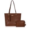 Sac Hnonoxy Femme Grand Format Shopper Cuir PU Fourre-Tout 3 Pièces Bandoulière