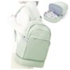 Suradar Sac à dos de Voyage Imperméable et Pliable pour Femmes avec Compartiment à Chaussures et Poche Humide