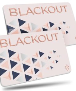 AKIELO Blocker RFID Édition Blush Lot de 2 – Protection Anti-Piratage pour Cartes Bancaires Ultra Fine sans Contact – Sé