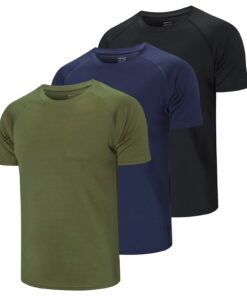 Cimic 5 Pack Tee Shirt Sport Homme Séchage Rapide Respirant Fitness Gym Baselayer Haut