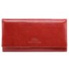 WITTCHEN Portefeuille en Cuir de Grain - Rouge, 18.5 x 10 cm | Design Élégant pour Hommes | 21-1-052-3