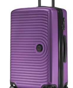 Valise Rigide TSA 4 Roulettes avec Extension 8 cm - 88 L 68 cm Aubergine (Hauptstadtkoffer Mitte)