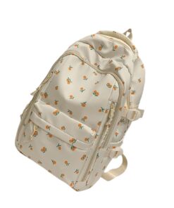 XINGLIDA Sac à dos Grande capacité Imprimé floral pour étudiant Sac de voyage décontracté