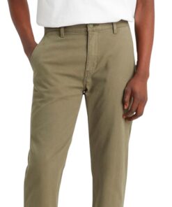 Levi's XX Chino Slim II Pantalon Homme Bleu Foncé Largeur Élevée Wear Daily Ultra Comfort Polyester