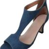 Sandales d'été INLANDSIS talons hauts pour femme - Pieds nus - Escarpins de danse à talons hauts