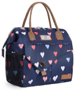 Sac à déjeuner isotherme Lekesky de 10 L pour femme au travail avec motif cœur