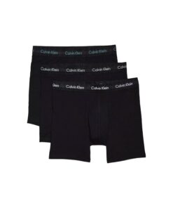 Calvin Klein Boxer pour Homme - Lot de 3 Boxers - Confortables - Idéal pour le weekend - Lot de 3 Bleu Clair